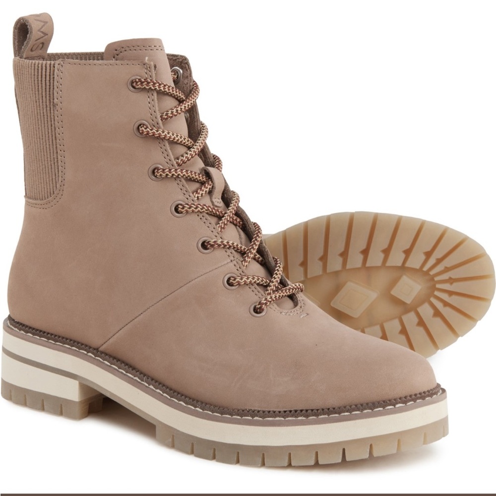 TOMS Frankie waterproof Combat Boots